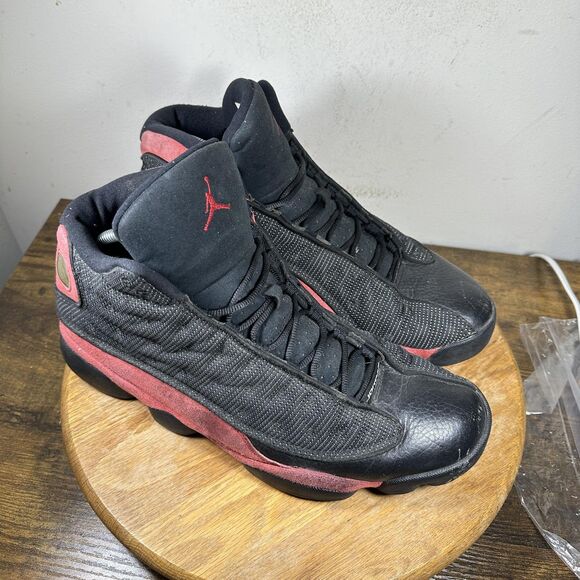 Air Jordan 13 Retro Shoes Mens Size 13 Black Red Bred 414571-004 Basketball OG - Picture 1 of 8